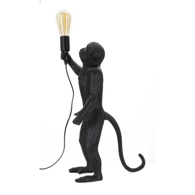 LAMPA STOŁOWA MONKEY NERO 26X34X55 cm